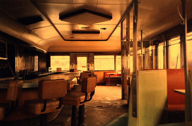 abandoned diner